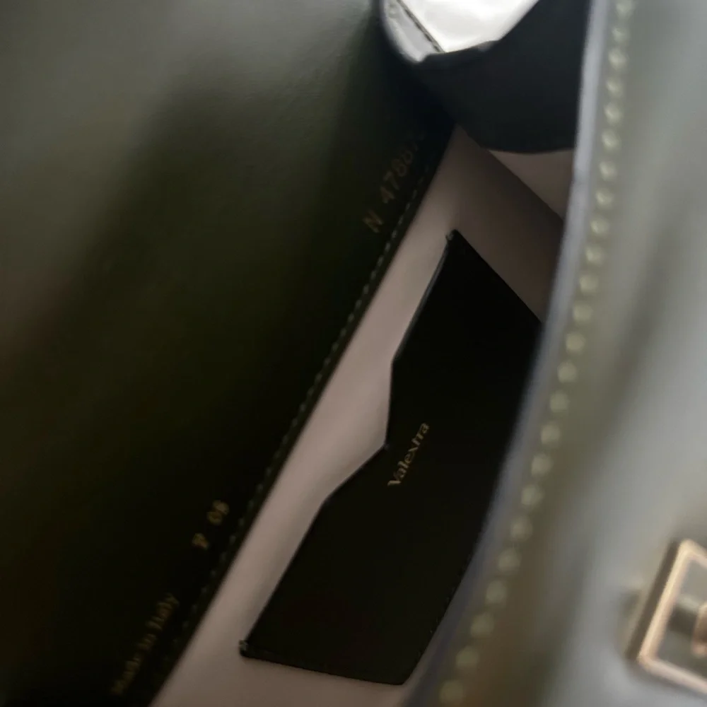 Valextra Dark Green Mini Bag with Gold Accents - Picture 15 of 16